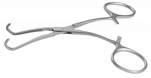 Зажим для бокового пережатия сосудов по ДеБейки, 8х120 мм